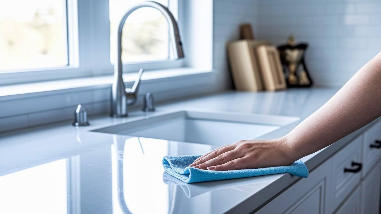 Give the Countertop a Final Clean