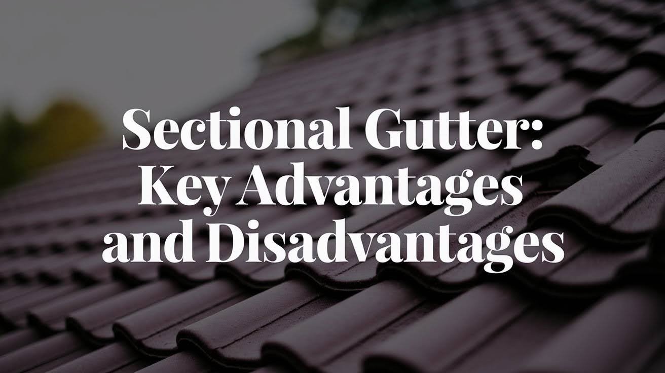 Sectional Gutter