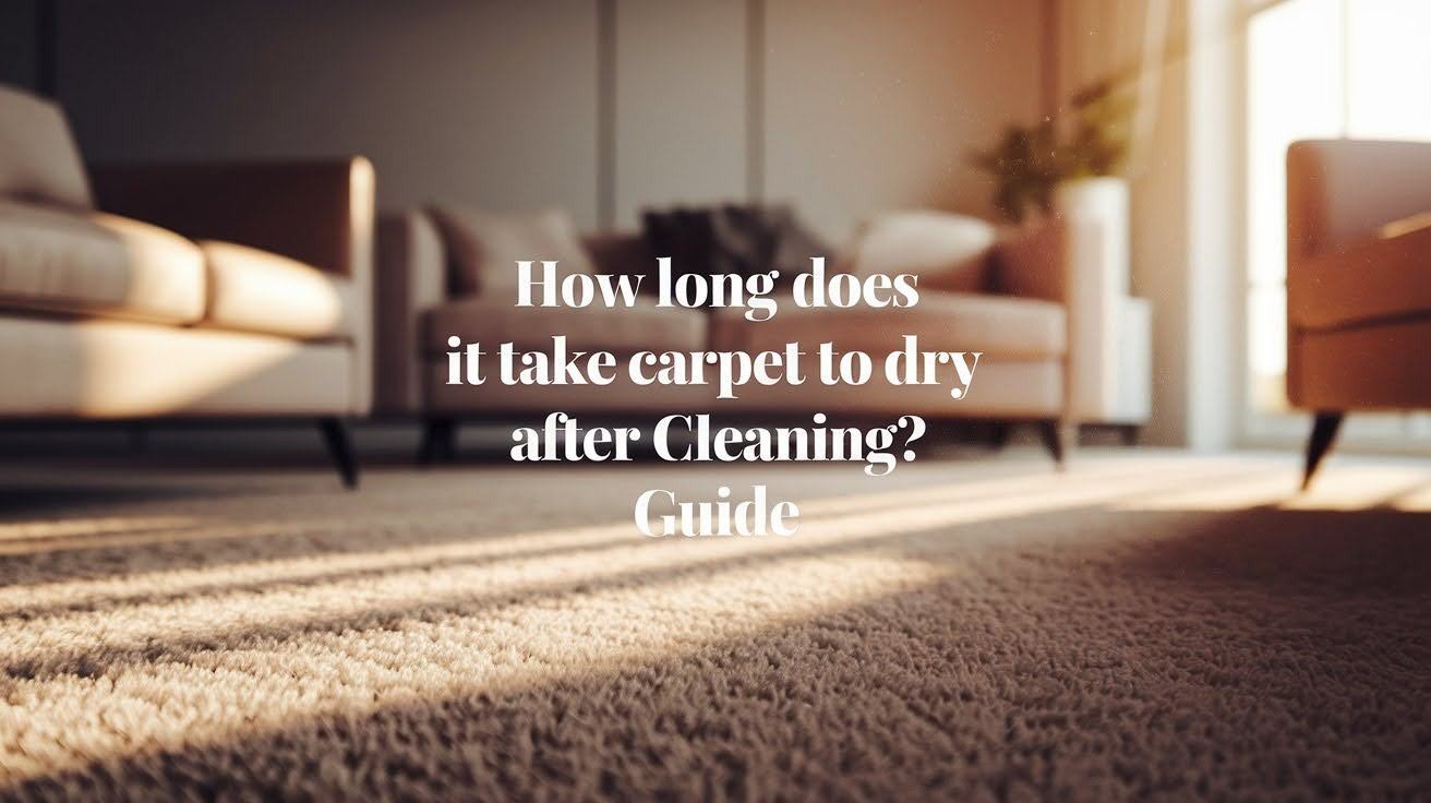 arpet to Dry After Cleaning