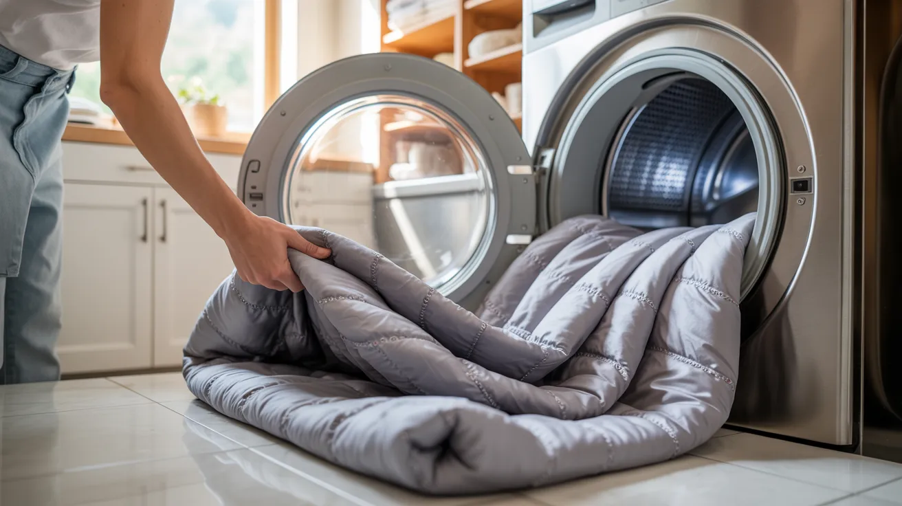 Washing a Weighted Blanket with Beads or Special Fillings