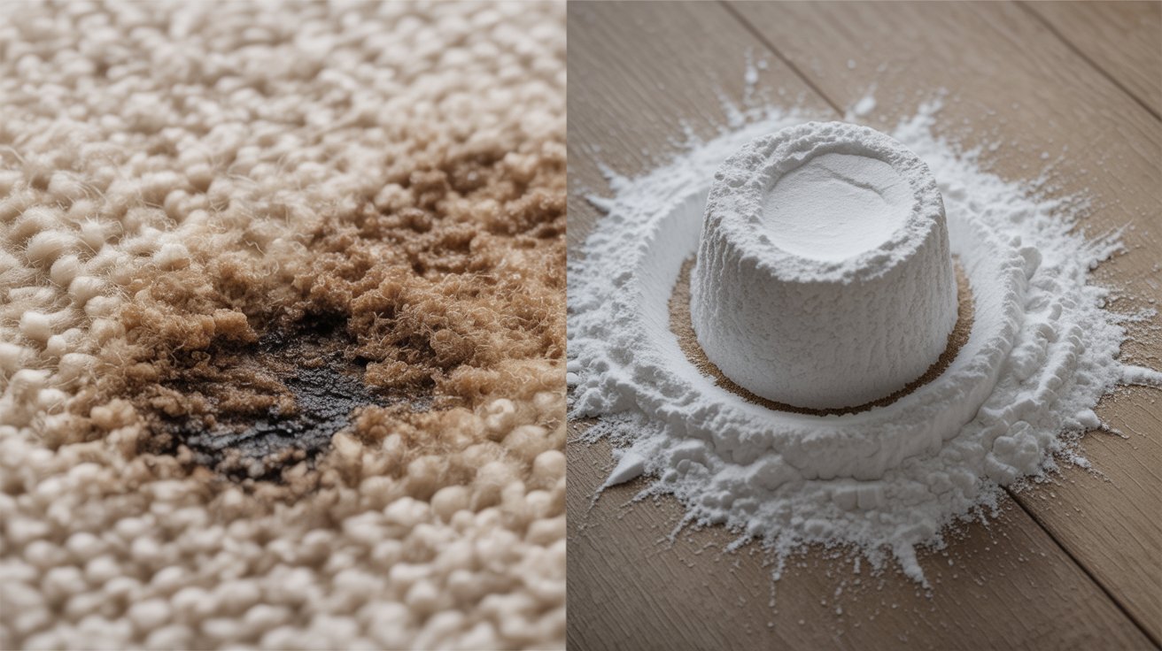 Step-by-step guide on effectively cleaning various carpet stains.