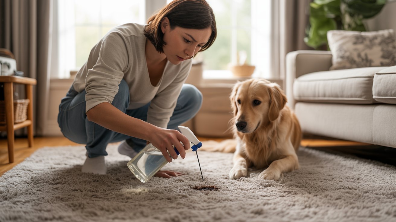 Vinegar Spray for Urine Smells