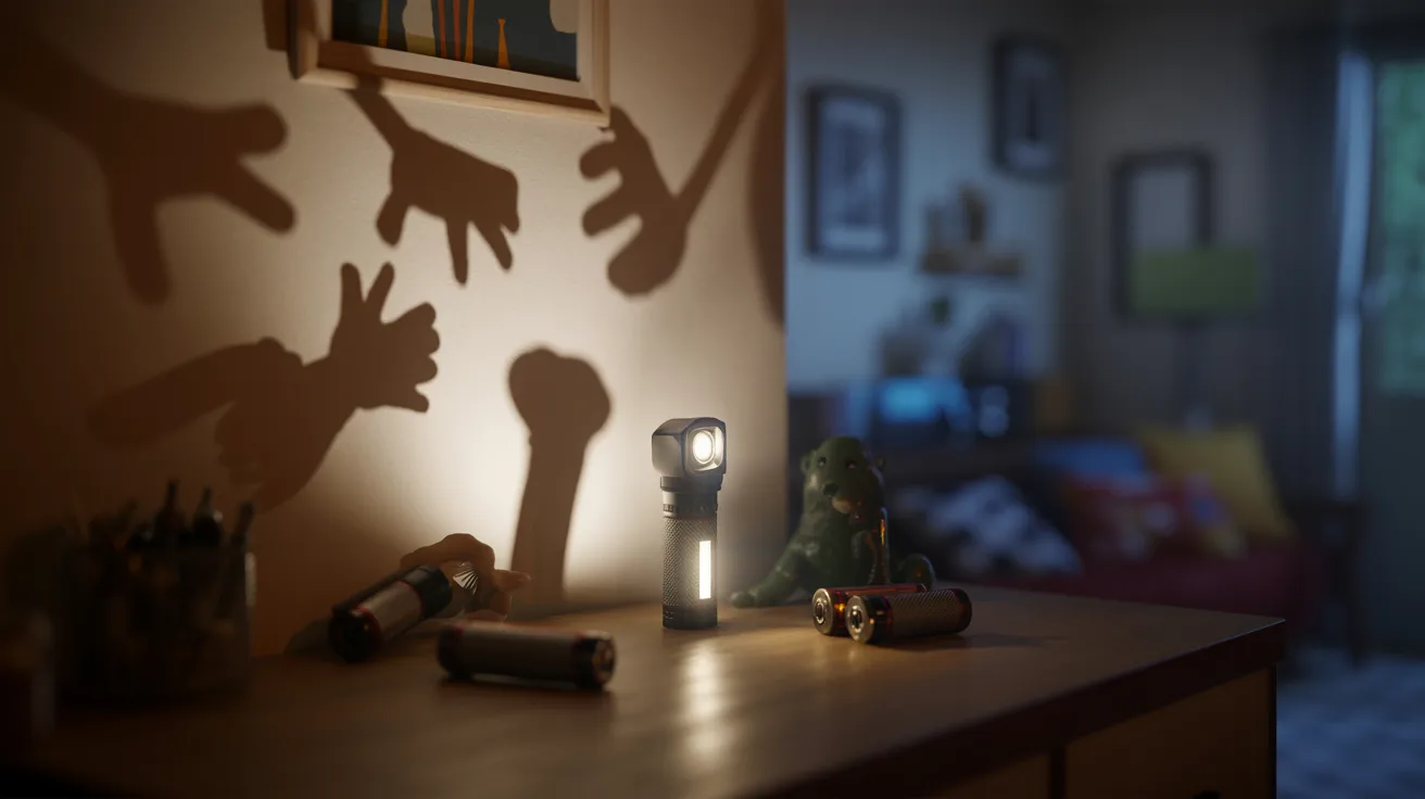 A lamp casting shadows of people, creating an artistic interplay of light and silhouette.