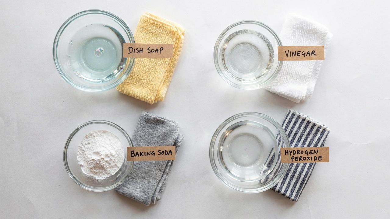 DIY cleaning solutions for cloth chairs.