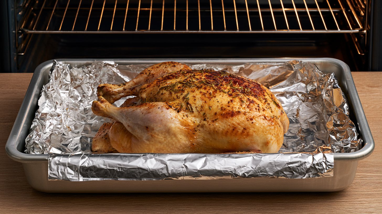 Homemade foil roasting rack