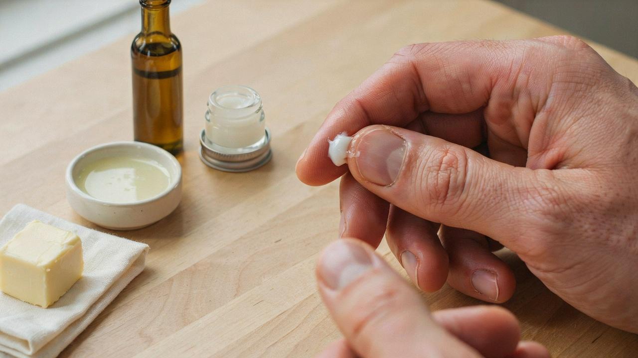 Using petroleum jelly and natural oils to loosen super glue.